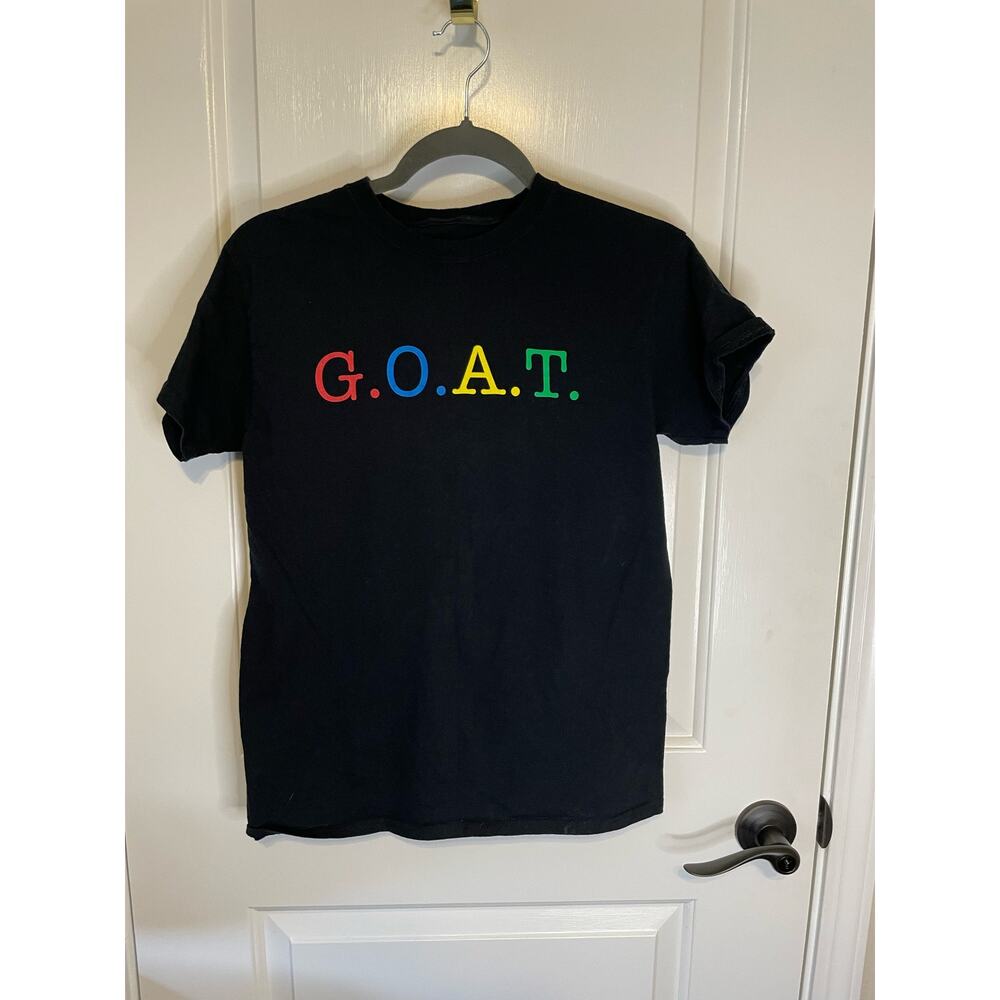 GOAT Youth small tshirt short sleeve cotton tee